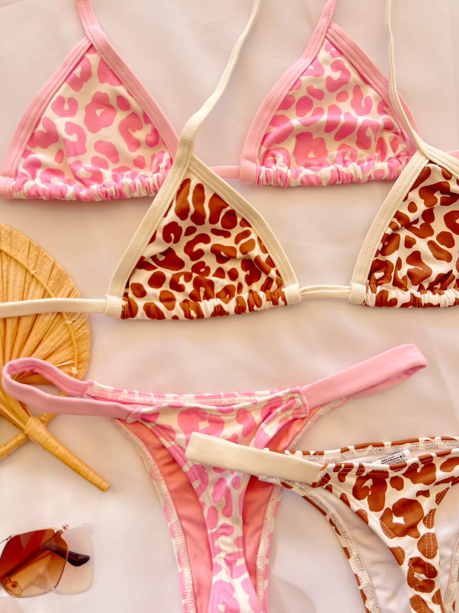 Bikini cortinilla Leopardo