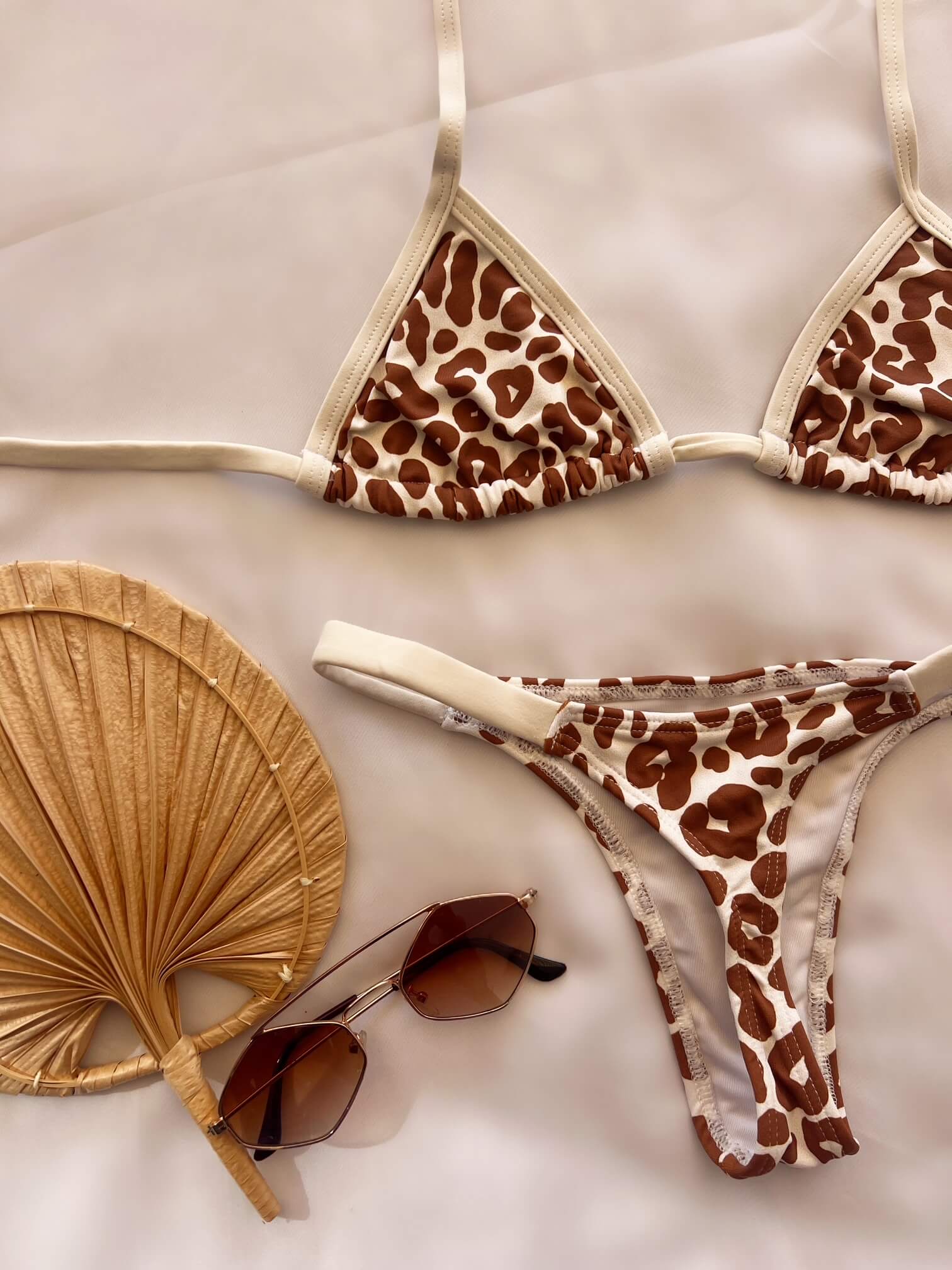 Bikini cortinilla Leopardo