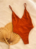 Bañador Terracota